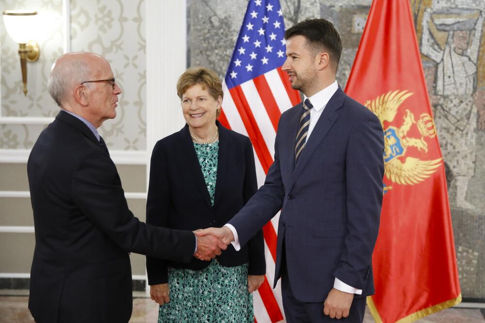 Milatović, Šahin i Velč, Foto: Služba za informisanje Predsjednika Crne Gore