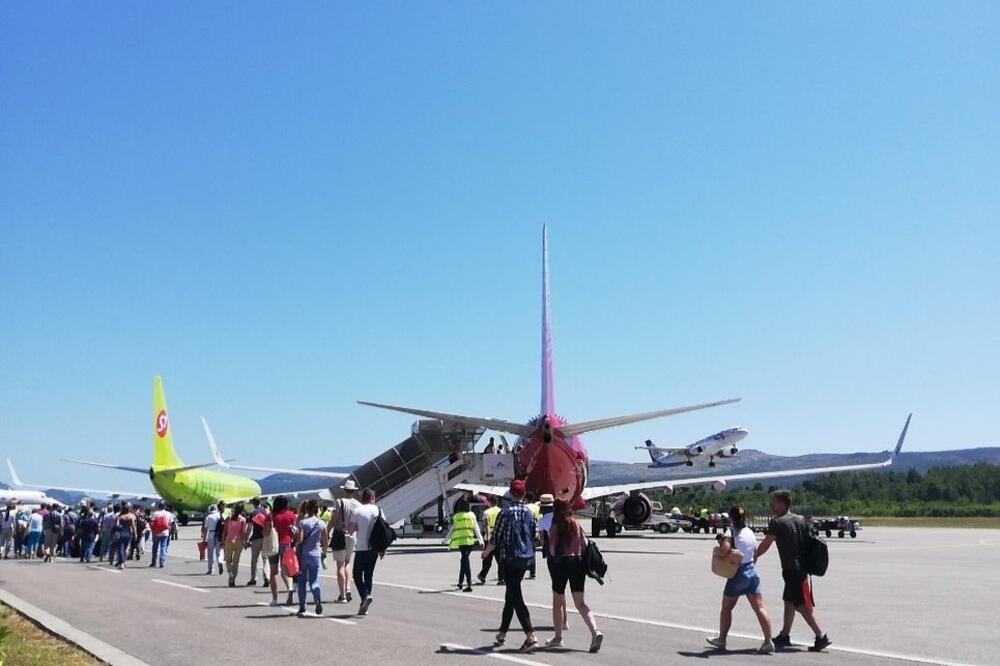 Bolji rezultat nego u septembru lani: Aerodrom Tivat, Foto: ACG