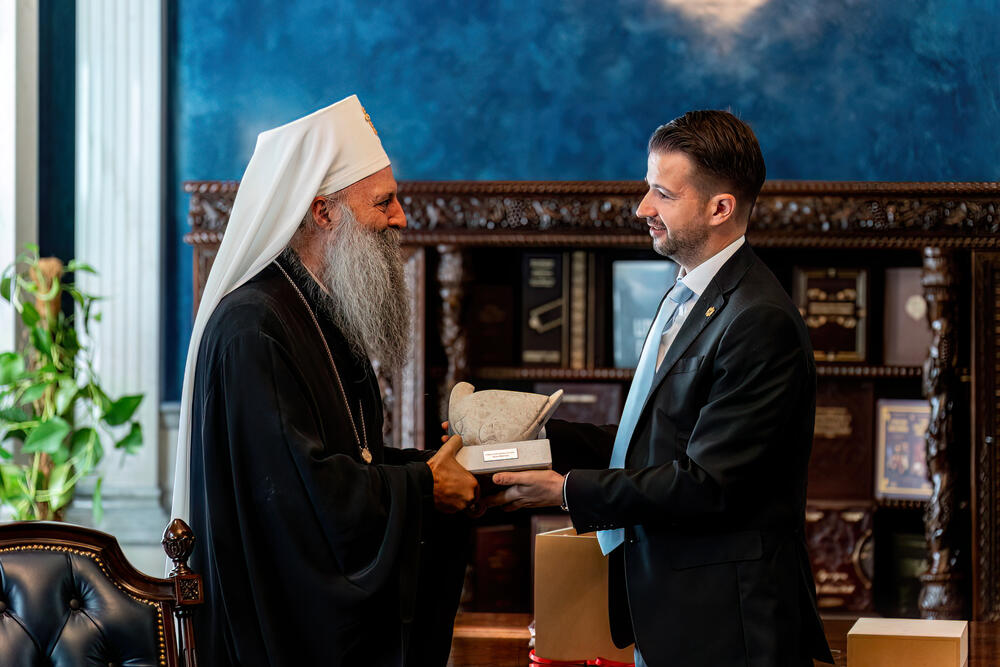 <p>Patrijarh SPC će danas i sjutra prisustvovati svečanostima povodom proslave desetogodišnjice osvećenja hrama Hristovog Vaskrsenja</p>