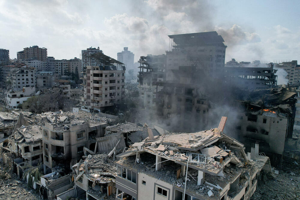 Kuće i zgrade uništene u izraelskim napadima na Gazu, Foto: Rojters