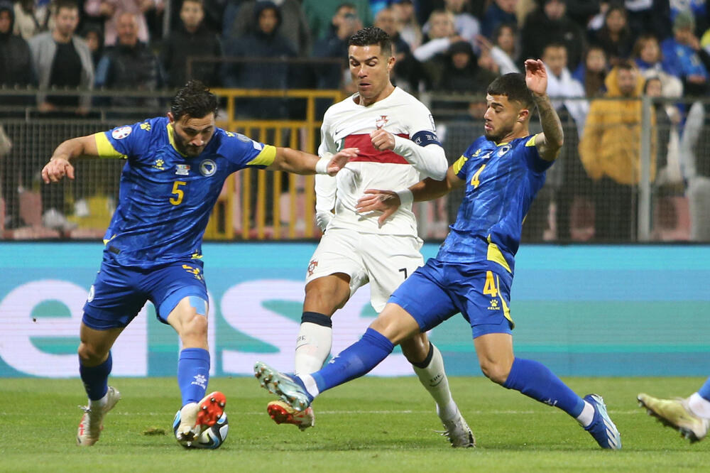 Ronaldo protiv Kolašinca i Gazibegovića, Foto: Reuters