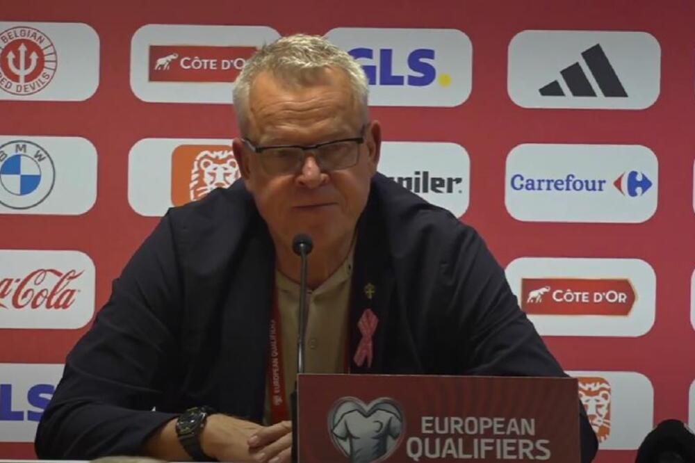 Anderson na pres konferenciji u Briselu, Foto: Printscreen YouTube/Expressen