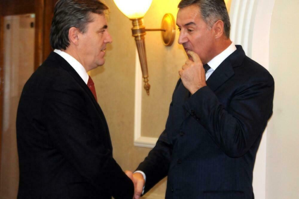 Mandat Žugiću istekao u oktobru 2022.godine: Žugić i Đukanović, Foto: Boris Pejovic