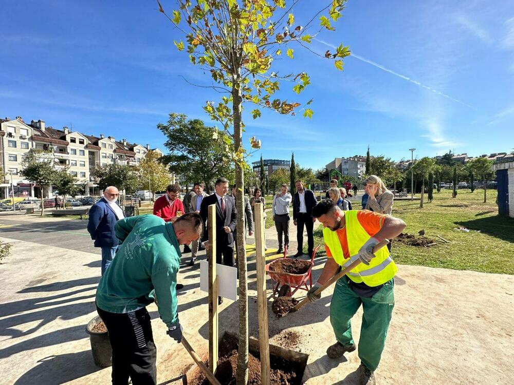 <p>"Ovo drvo je simbol naše zahvalnosti i poštovanja koje nikada neće izblijediti. Neka živi ukrajinsko-crnogorsko prijateljstvo. Slava Ukrajini. Živjela Crne Gora"</p>
