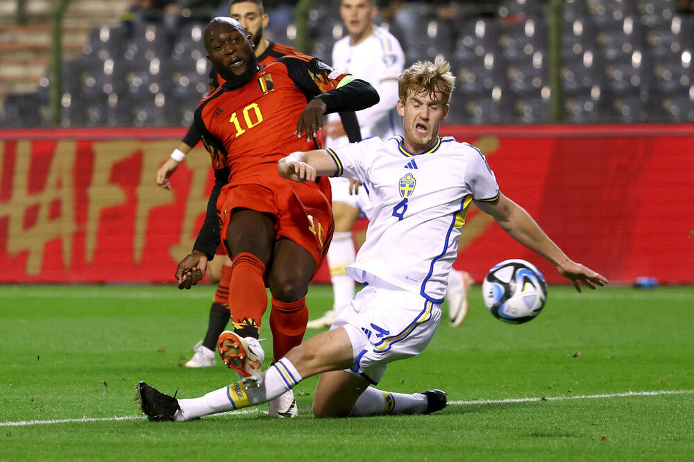 Lukaku će odigrati 45 minuta manje u borbi za najboljeg strijelca kvalifikacija, Foto: REUTERS