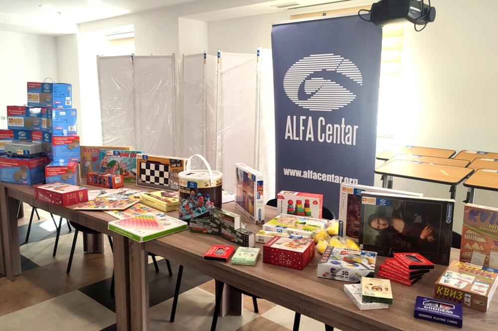 Stvari koje je donirao "Alfa centar", Foto: Svetlana Mandić