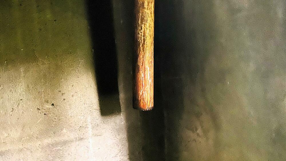 Nekadašnje mjesto za peć u kući u selu Grudice