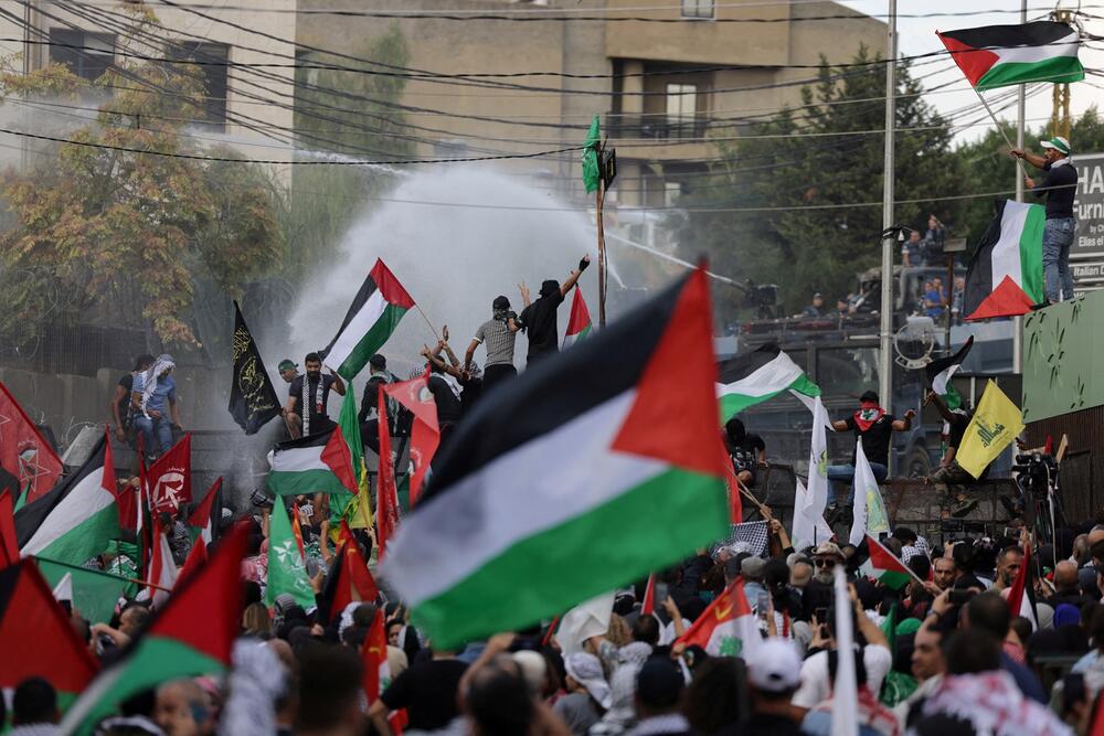 Protesti u Libanu u znak podrške Palestincima