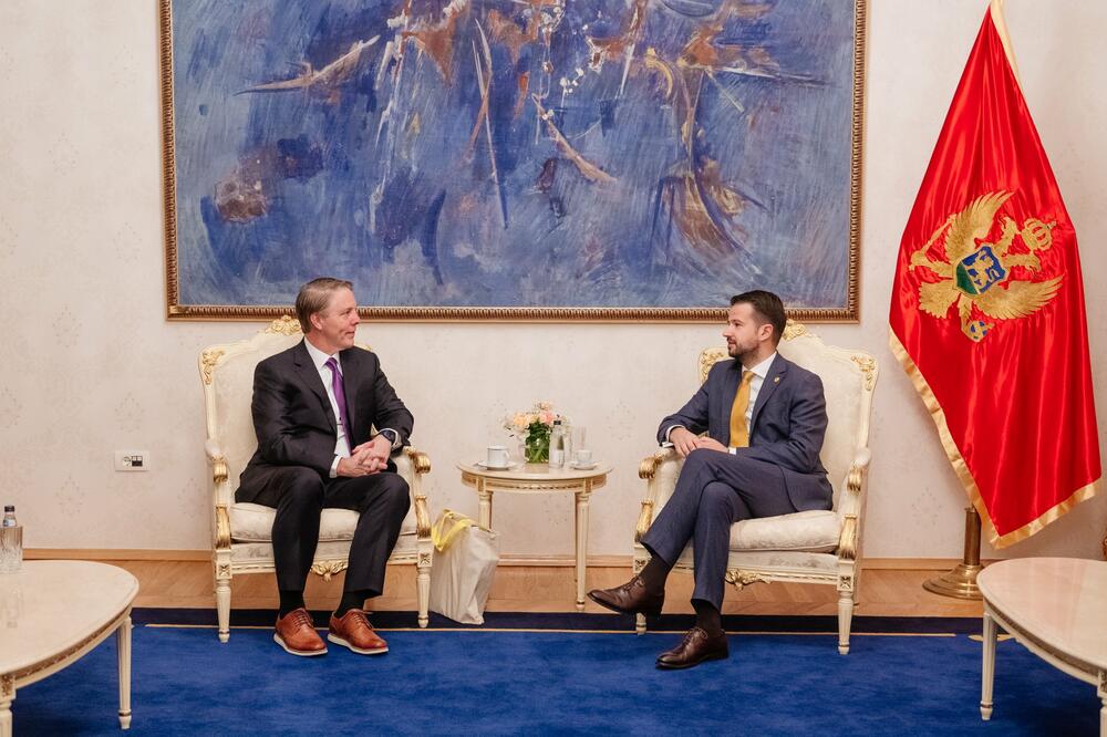 Huber i Milatović, Foto: Služba za informisanje Predsjednika Crne Gore
