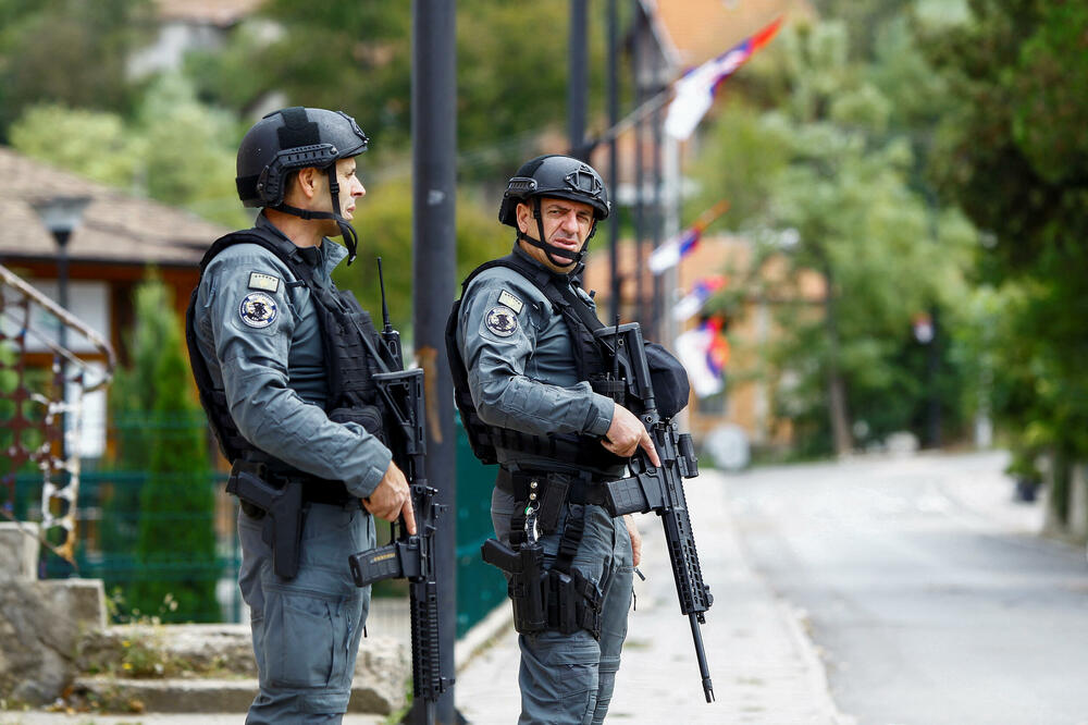 Kosovska policija u selu Banjska, Foto: Reuters