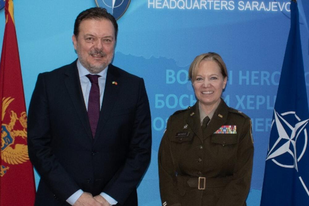 Perović i Mekgah, Foto: Ministarstvo odbrane