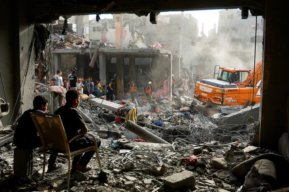 Posljedice izraelskih napada na Kan Junis, Foto: Reuters
