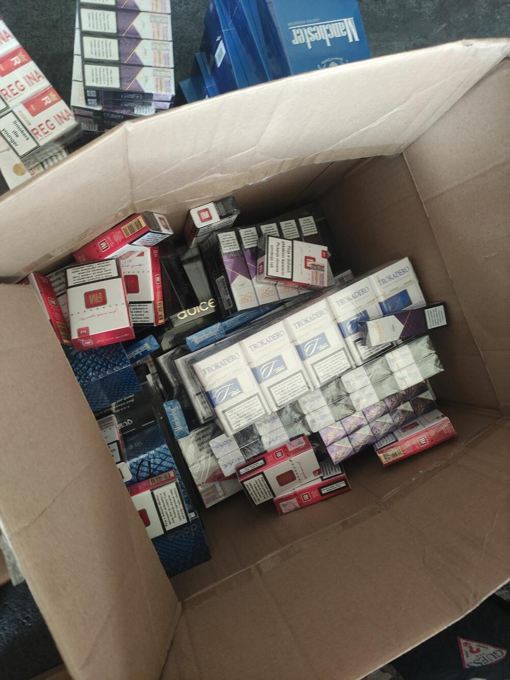 zaplijenjene cigarete