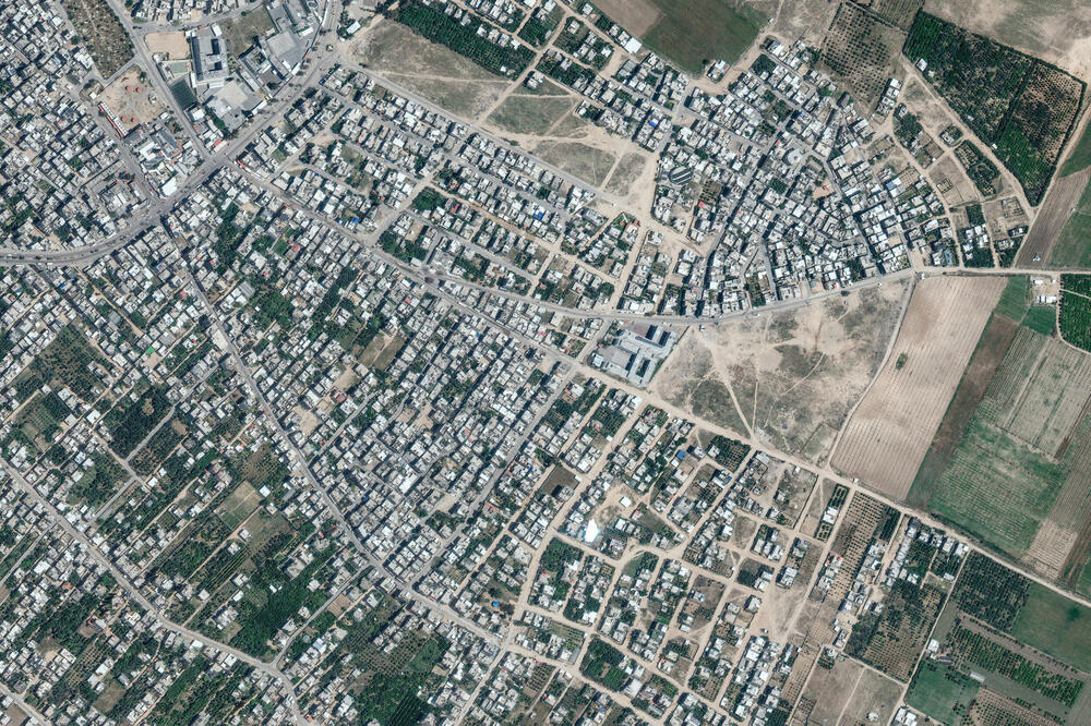 Satelitski snimak Gaze, Foto: REUTERS