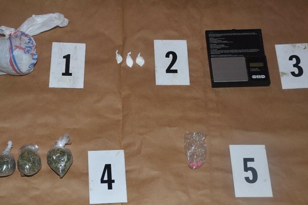 Pronađena droga, Foto: Uprava policije