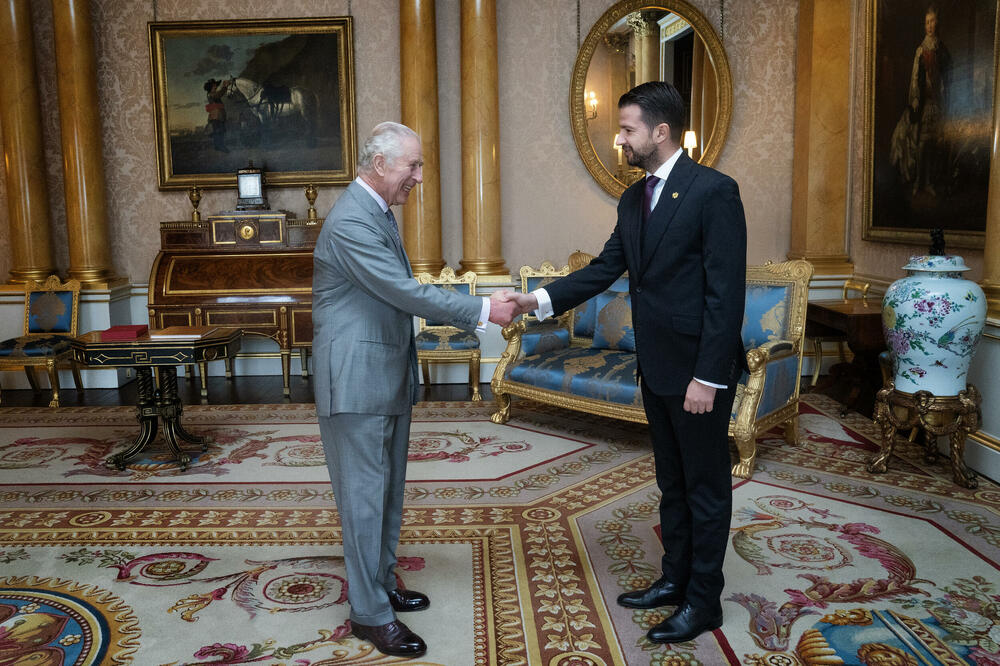 Milatović u posjeti kralju Čarlsu III, Foto: Služba za informisanje Predsjednika Crne Gore