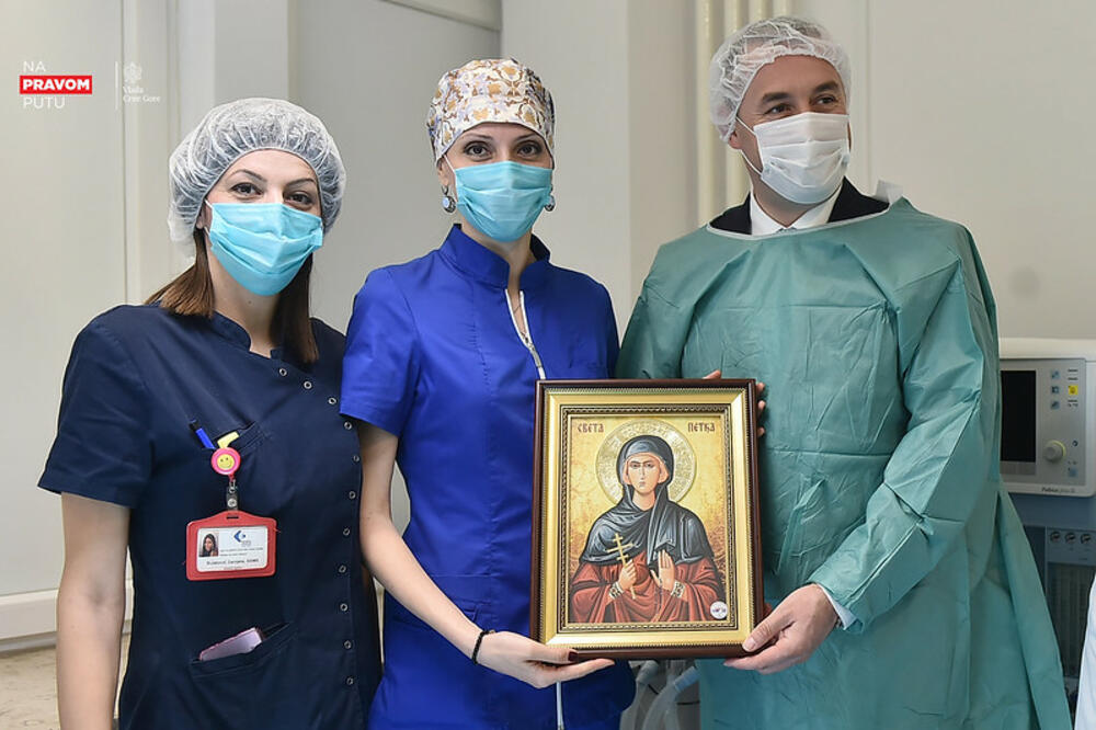 Sa otvaranja nove operacione sale na Klinici za očne bolesti, Foto: Vlada Crne Gore