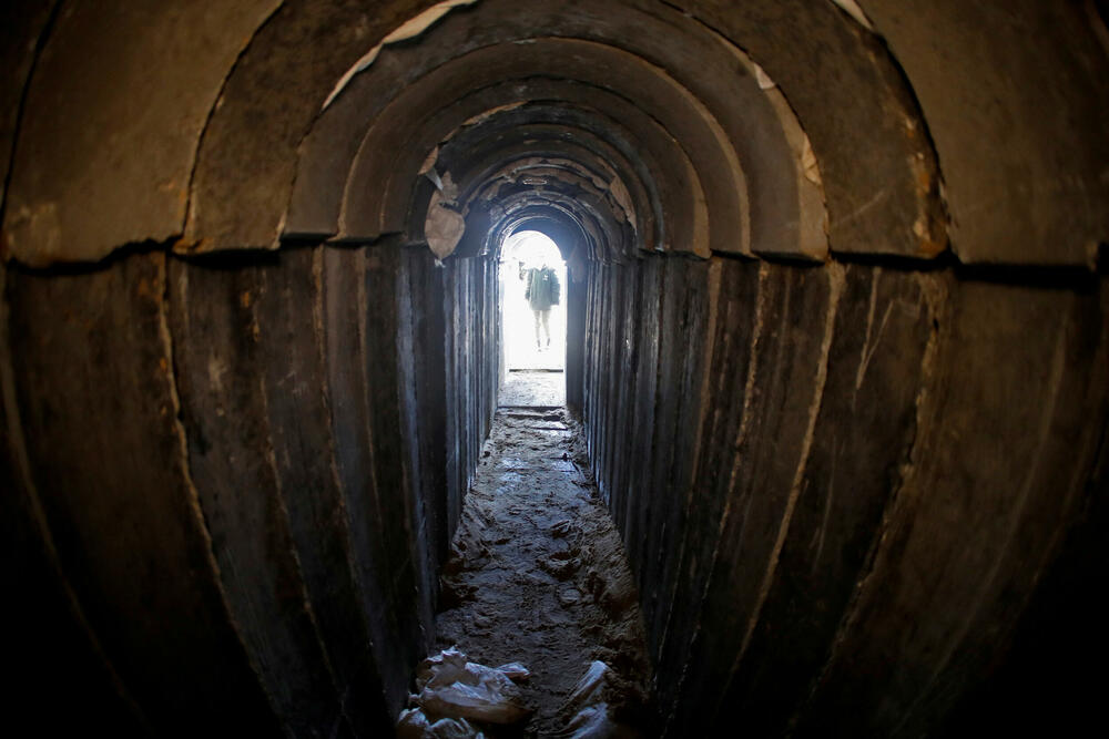 Unutrašnjost tunela od Gaze do Izraela, prema tvrdnjama izraelske vojske