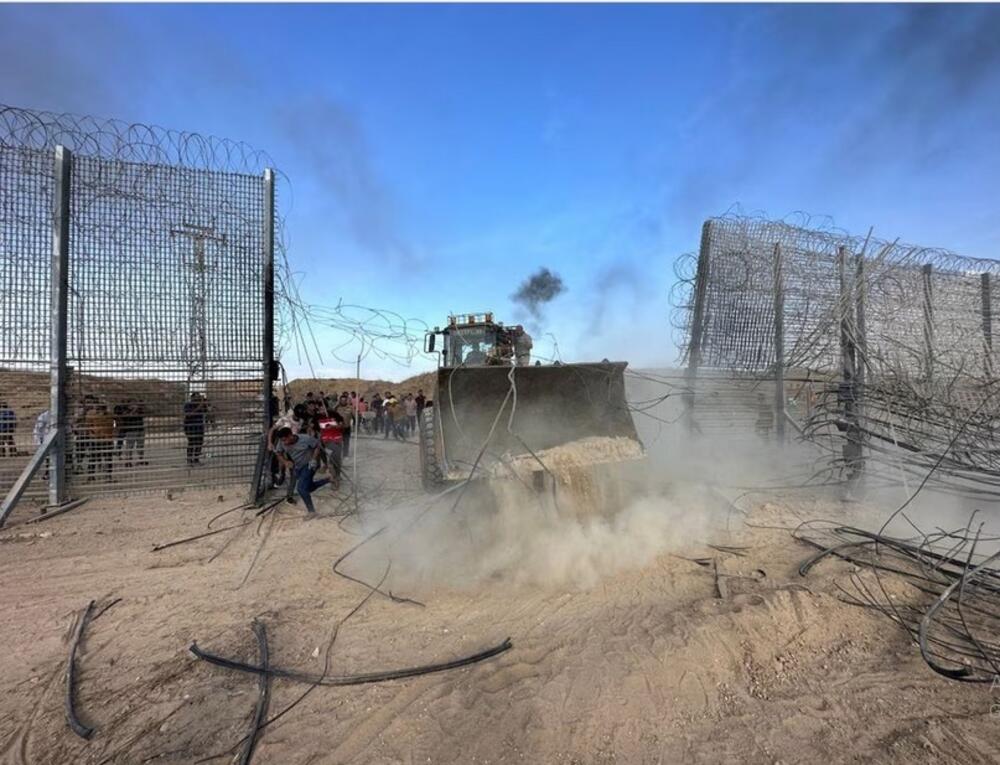 Probijanje ograde između Gaze i Izraela 7. oktobra