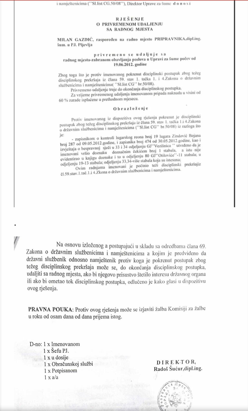 <p>Miličković je, uz reagovanje, redakciji dostavio više dokumenata za koje tvrdi da su dokazi njegovih navoda</p>