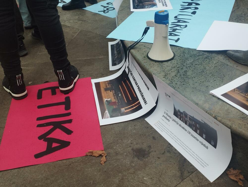 protest umjetnika, Kultura nije plijen, Kultura nije plijen protest