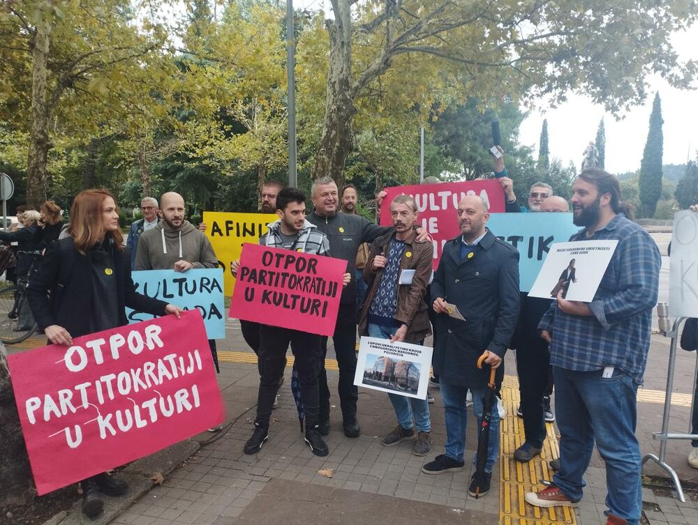 protest umjetnika, Kultura nije plijen, Kultura nije plijen protest