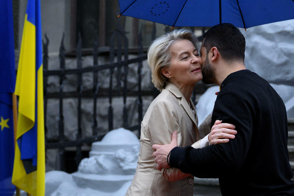 Fon der Lajen i Zelenski, 4. novembra u Kijevu, Foto: Reuters