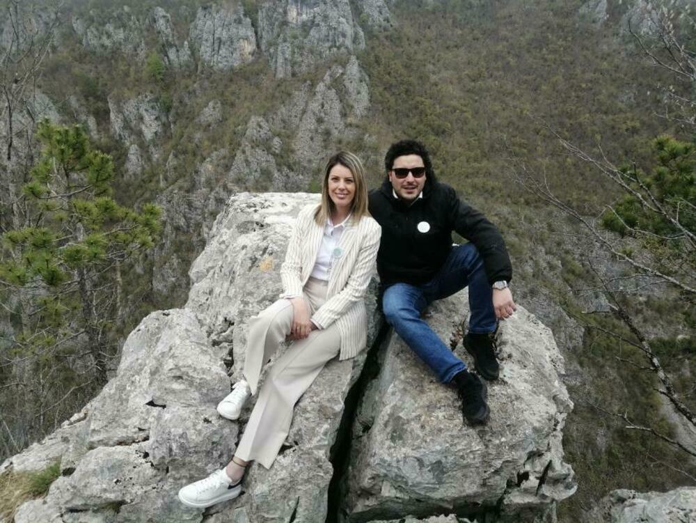 Ana Novaković Đurović and Dritan Abazović