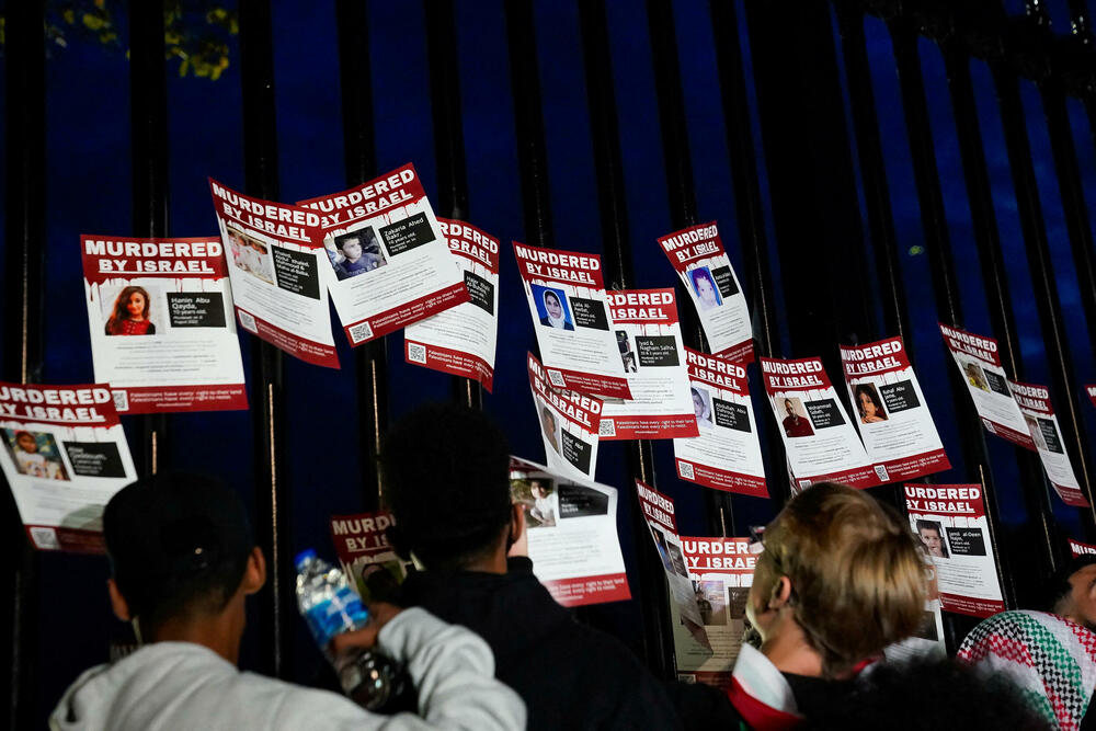 <p>Hiljade demonstranata marširalo je ulicama Vašingtona mašući palestinskim zastavama, a neki su skandirali: „Bajdene, Bajdene ne možeš da se sakriješ, pristao si na genocid“</p>