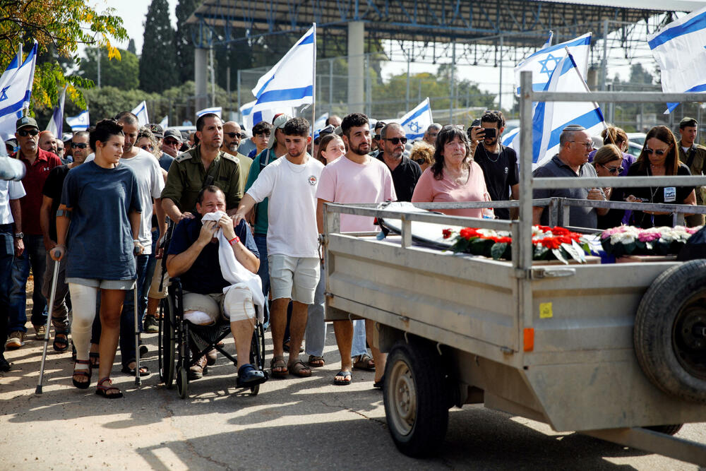 Sahrana žrtava napada na kibuc Beri
