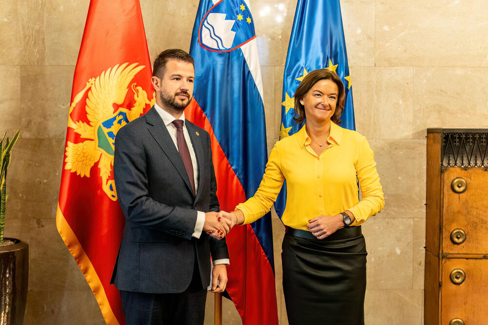 Milatović i Fajon, Foto: Služba za informisanje Predsjednika Crne Gore