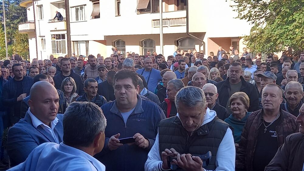 Sa jučerašnjeg protesta u Pljevljima