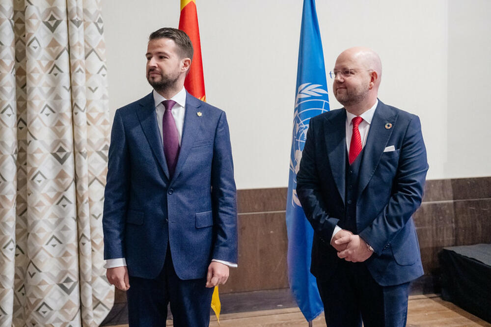 Milatović i Lundberg, Foto: UN Crna Gora / Bojan Gnjidić