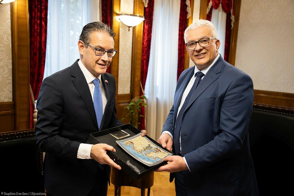 Kalkavan i Mandić, Foto: Skupština Crne Gore