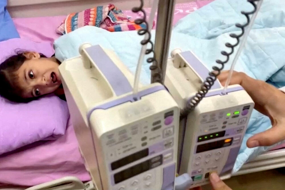 Djevojčica oboljela od kancera u bolnici Rantisi u Gazi, Foto: Reuters