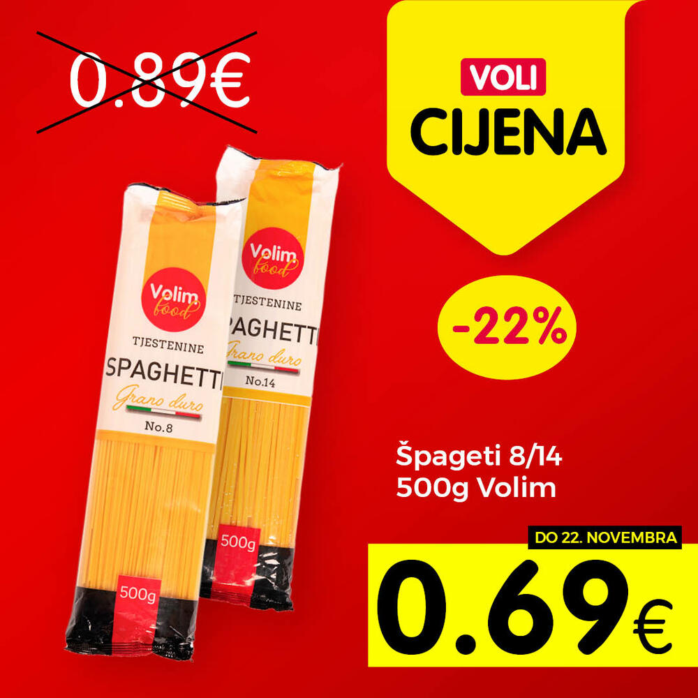 <p>Pripremite se za nekoliko neradnih dana i obavite prazničnu kupovinu po najpovoljnijim cijenama u svim VOLI i Naš diskont marketima.</p>