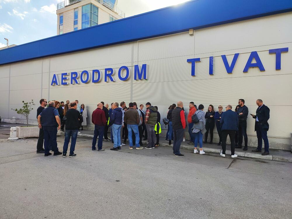 Aerodrom Tivat, Aerodrom Tivat protest