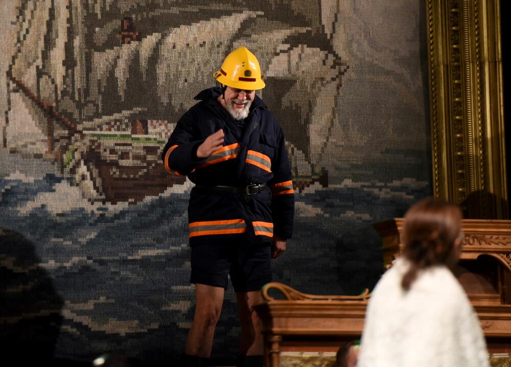 <p>Na sceni Nikšićkog pozorišta, u okviru Međunarodnog festivala glumca, izvedena predstava "Ćelava pjevačica"</p>