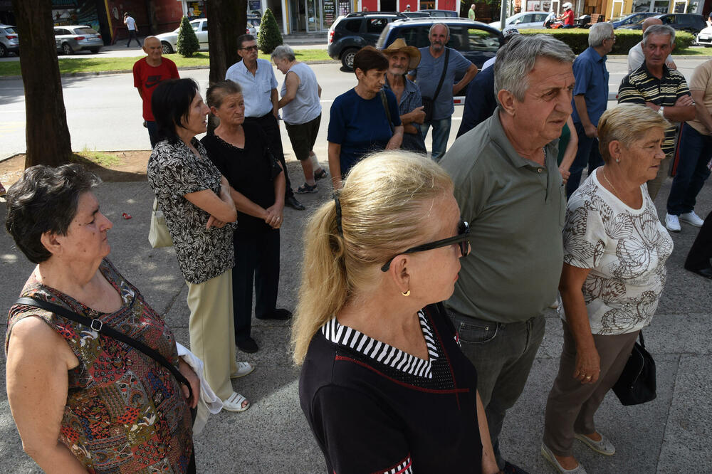 Sa prošlogodišnjeg protesta penzionera, Foto: Luka Zekovic
