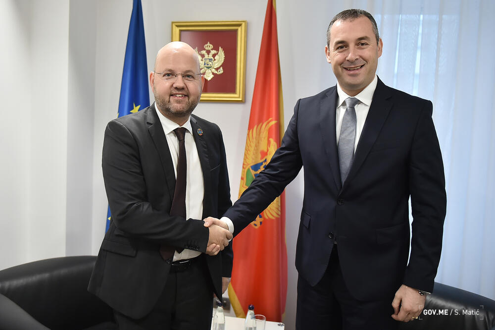 Lundberg i Šćekić, Foto: Saša Matić/Vlada Crne Gore