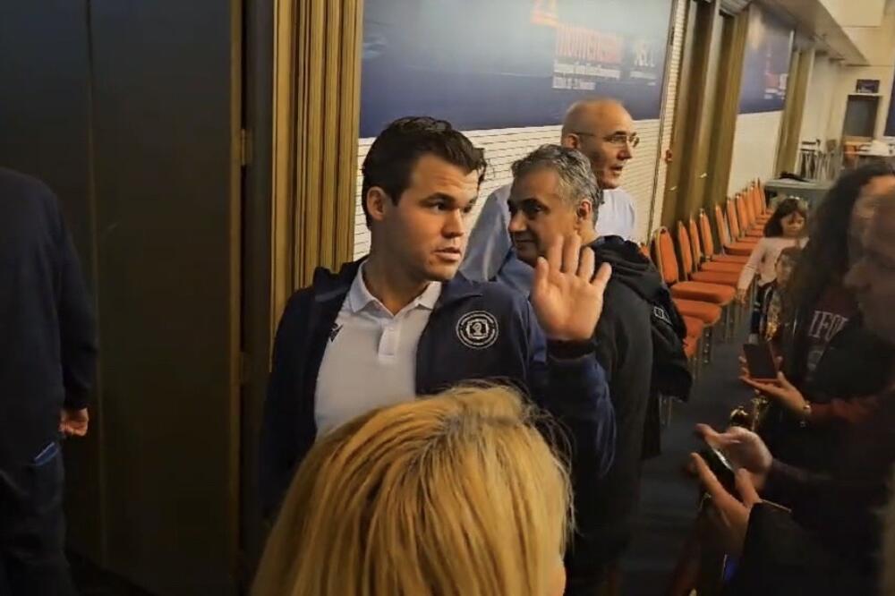 Magnus Karlsen večeras u Budvi, Foto: Vijesti