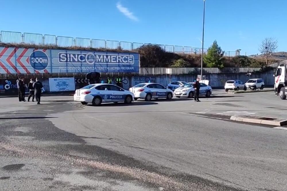 Uviđaj na mjestu nesreće, Foto: Oči Podgorice/Facebook