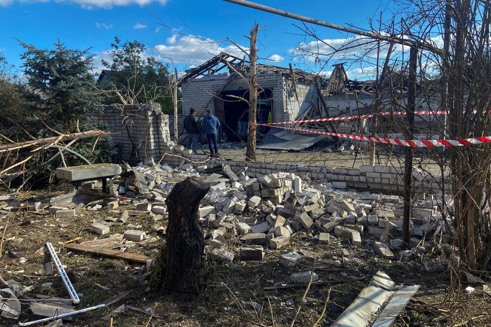 Detalj nakon ruskog napada na region Dnjepropetrovska, Foto: Reuters