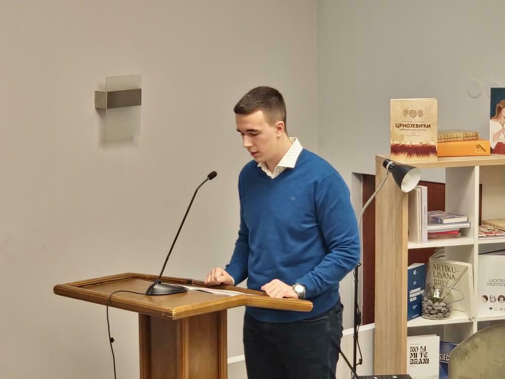 Matija Bošković, treće mjesto u kategoriji srednjih škola