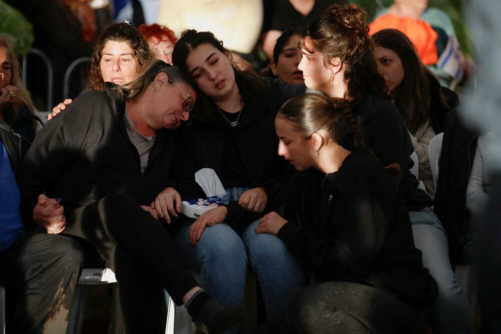 Sa sahrane izraelskog vojnika koji je ubijen na sjeveru Gaze