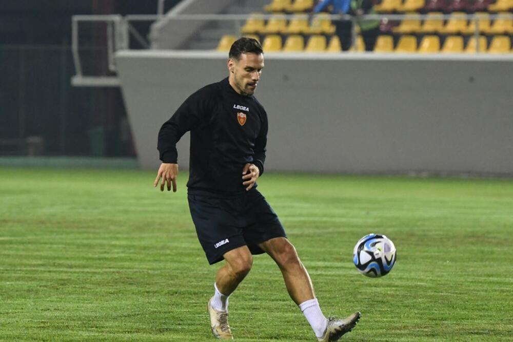 Marko Vešović na treningu, Foto: FSCG