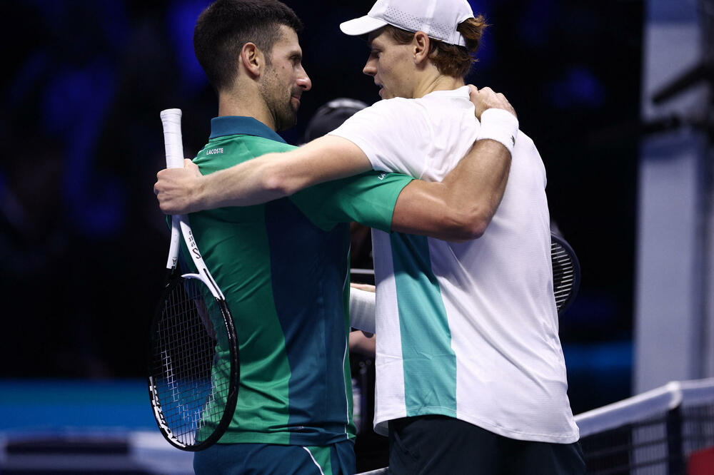 Đoković i Siner nakon sjajna tri sata tenisa u 2. kolu Završnog mastersa, Foto: Reuters