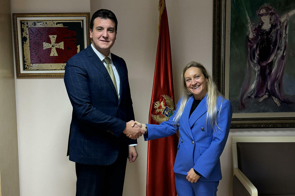 Milović i Marsela, Foto: Služba za odnose sa javnošću Ministarstva pravde