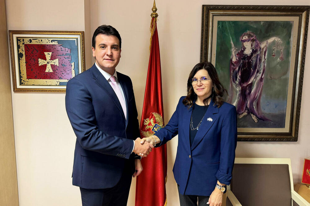 Milović i Popa, Foto: Služba za odnose sa javnošću Ministarstva pravde