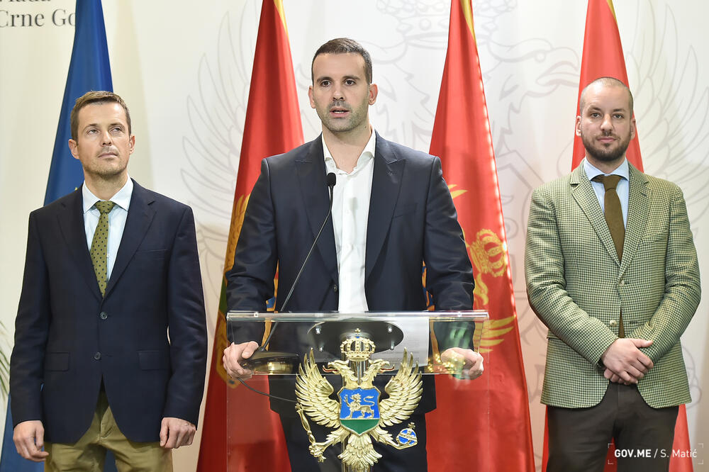 Mujović, Spajić i Odović nakon sjednice, Foto: Flickr